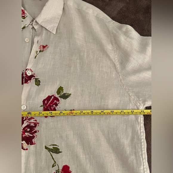 Victor Victoria women’s button down linen shirt Made in Italy - Picture 9 of 11